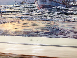 Herb Booth Bueno Suerte Lithograph Coastal Conservation Association CCA - Brand New Super Custom Sporting Frame