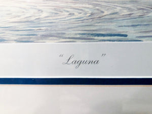 Herb Booth - Laguna - Lithograph - Brand New Custom Sporting Frame