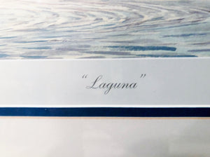 Herb Booth Laguna Lithograph - Brand New Custom Sporting Frame