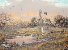 Load image into Gallery viewer, Herb Booth Texas Oasis Lithograph - Artist Proof - Brand New Super Custom Sporting Frame