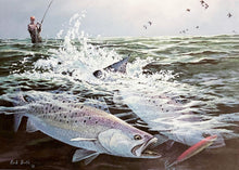 Load image into Gallery viewer, Herb Booth - 1984 Coastal Conservation Association GCCA CCA Stamp Print With Stamp - Brand New Custom Sporting Frame
