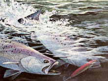 Load image into Gallery viewer, Herb Booth - 1984 Coastal Conservation Association GCCA CCA Stamp Print With Stamp - Brand New Custom Sporting Frame