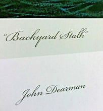 Load image into Gallery viewer, John Dearman - Backyard Stalk - Lithograph AP - Brand New Custom Sporting Frame