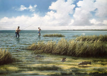 Load image into Gallery viewer, John Dearman - High Tide Lithograph - Brand New Custom Sporting Frame *** FALL SPECIAL ***