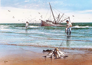 John Dearman - Southeast Breeze - Lithograph - Artist Proof - Brand New Custom Sporting Frame