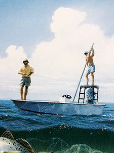 John Dearman Ambushed GiClee Full Sheet - Brand New Super Custom Sporting Frame