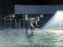 Load image into Gallery viewer, John Dearman - Night Fishing - FS GiClee - Brand New Custom Sporting Frame