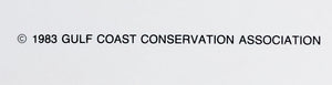 John P. Cowan 1983 Gulf Coastal Conservation Association CCA GCCA Stamp Print With Stamp - Brand New Super Custom Sporting Frame