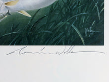 Load image into Gallery viewer, Ronnie Wells  2010 Texas Saltwater Stamp Print Artist Proof With Double Stamps - Brand New Super Custom Sporting Frame