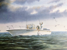 Load image into Gallery viewer, Ronnie Wells - Bay Water Specks - Lithograph AP - Brand New Custom Sporting Frame