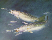 Load image into Gallery viewer, Ronnie Wells - Trout Run - Lithograph With Remarque  - Brand New Custom Sporting Frame